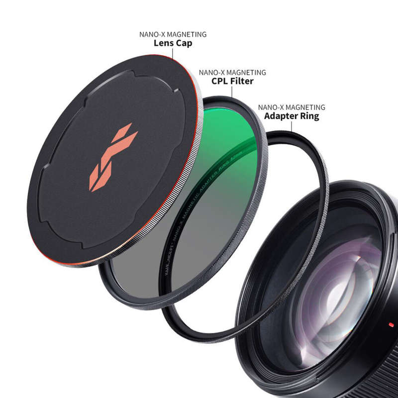 K&F 72mm Magnetic Circular Polariser Kit (CPL) Nano-X Series | SKU.1706