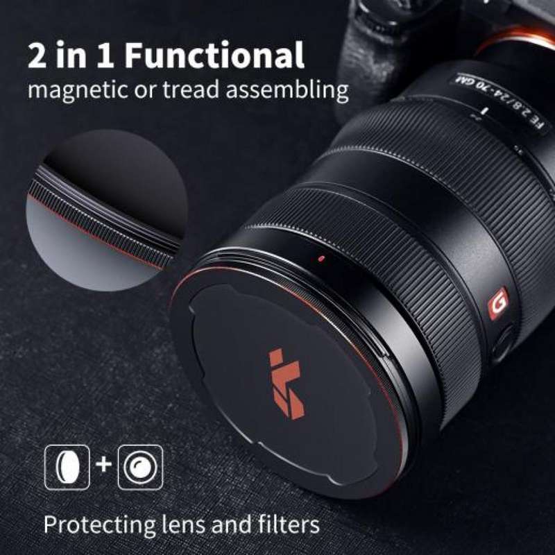 K&F 49mm Magnetic Lens Cap for K&F Magnetic Filter Kit Systems | KF04.066