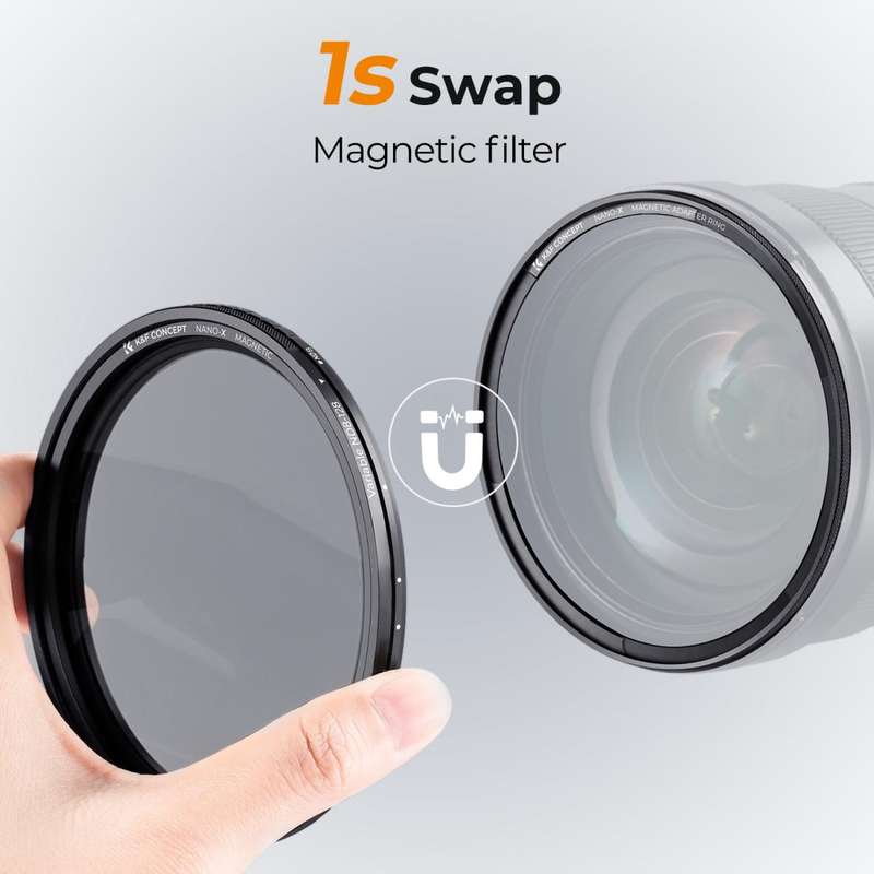 K&F 67mm Magnetic Variable ND Filter ND8-ND128 Nano-X Series | KF01.1978