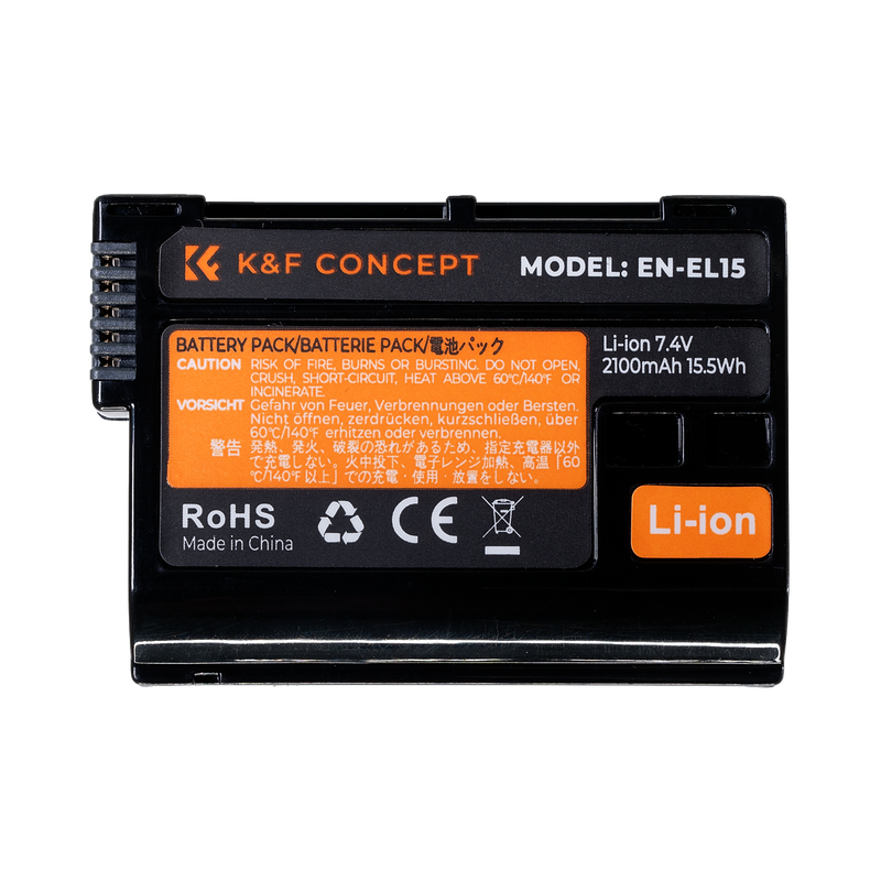 K&F EN-EL15 Camera Battery for Nikon Cameras | KF28.0012V3