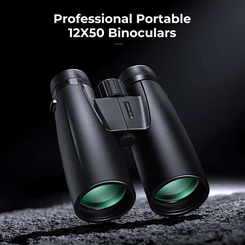 K&F Safari Binoculars 12x50 with a Mobile Phone Attachment | KF33.084