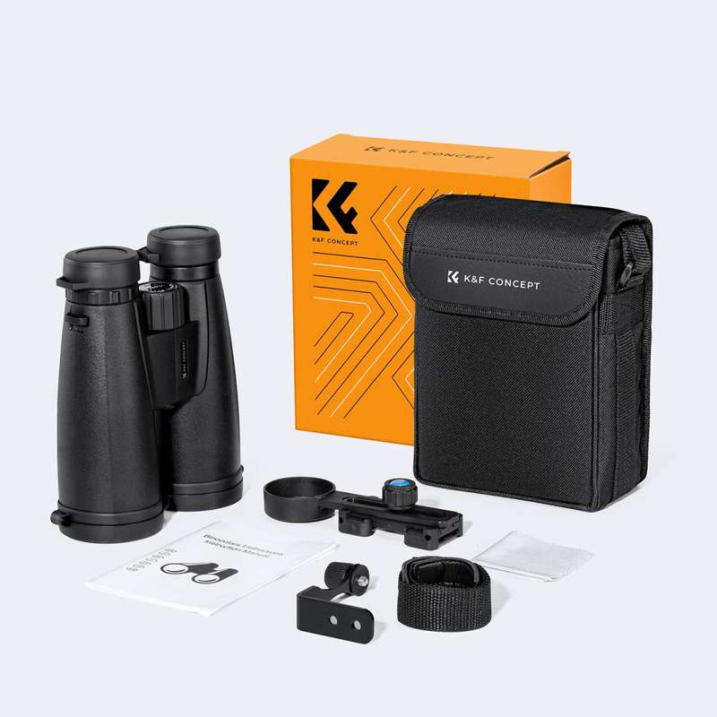 K&F Safari Binoculars 12x50 with a Mobile Phone Attachment | KF33.084
