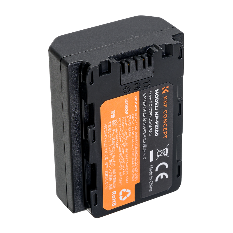 K&F NP-FZ100 Camera Battery for Sony Cameras | KF28.0016V3