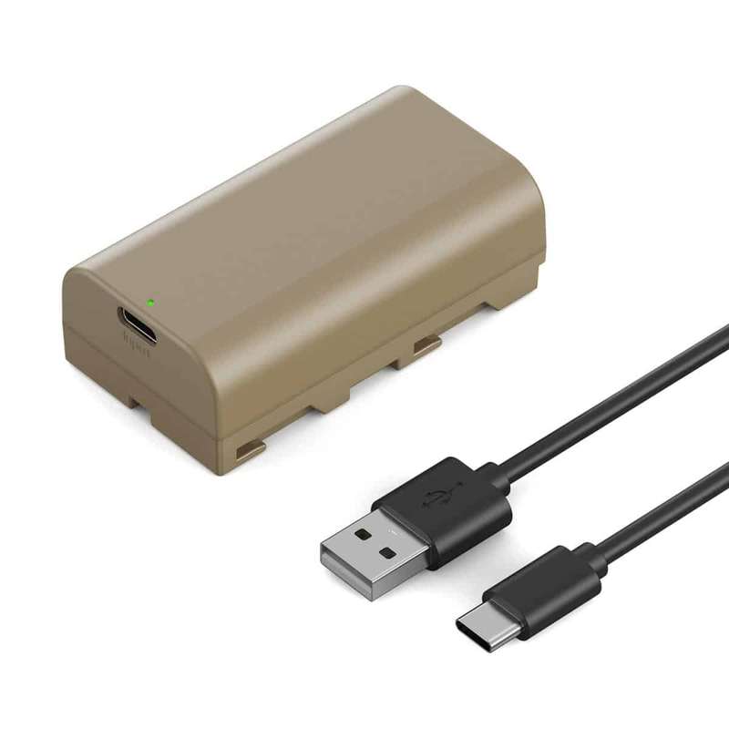 K&F NP-F550 Camera Battery for Sony with USB-C Charging Port | KF28.0035