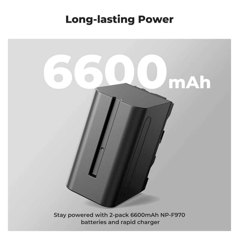 K&F Sony NP-F970 Battery Kit - 2 Batteries and Dual Charger | KF28.0047