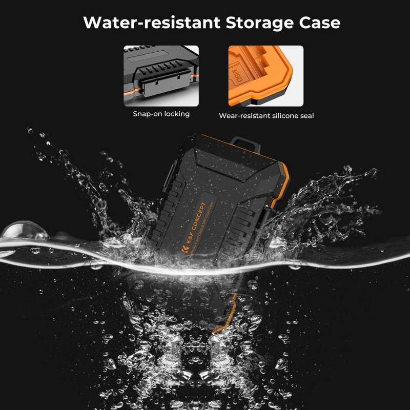 K&F X2 Protective Memory Card Case for Digital Recording Media | KF31.080