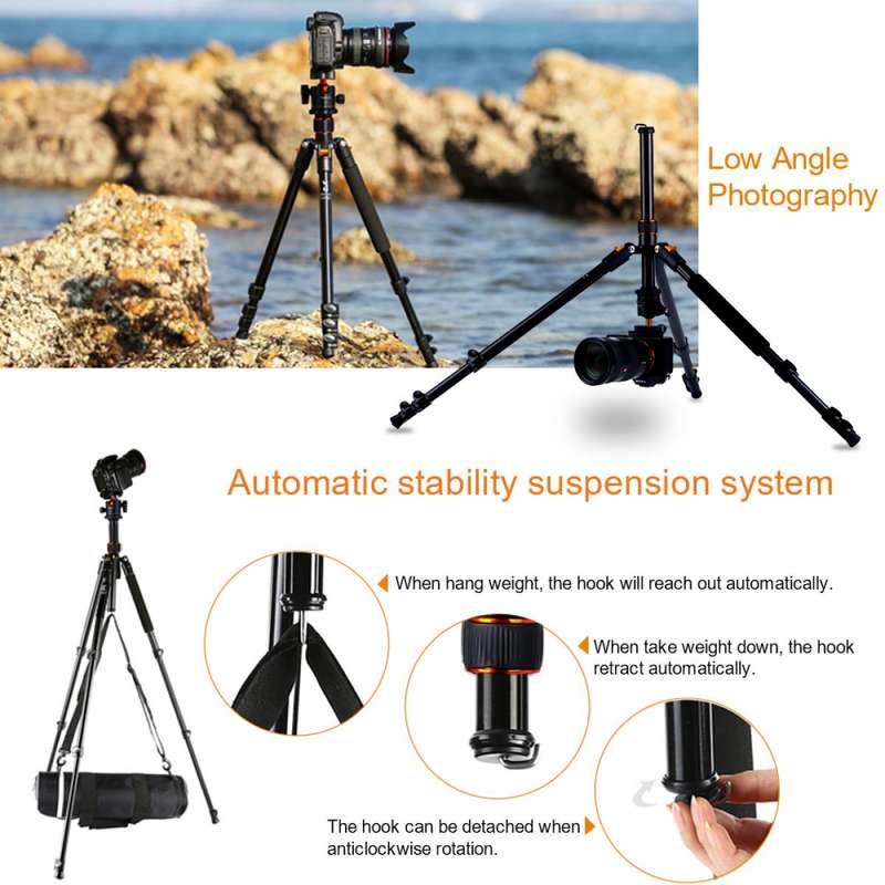 K&F Pro-Lite DSLR Photography Tripod Kit | KF09.080