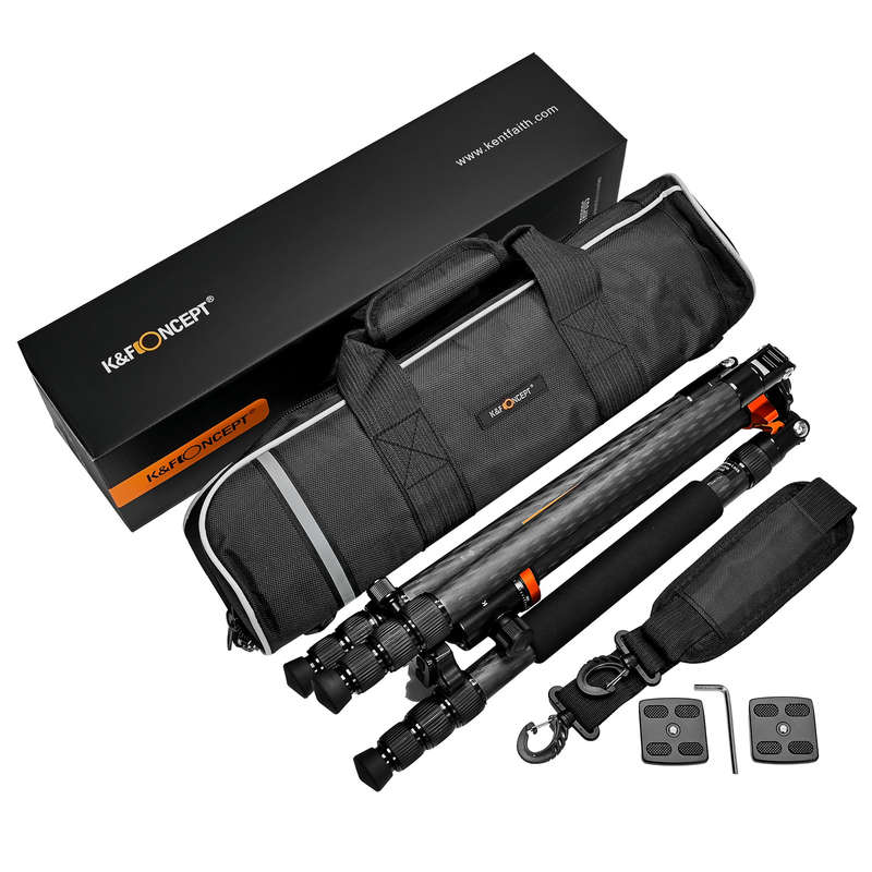 K&F CF-Pro Photography Tripod with Monopod | KF09.095