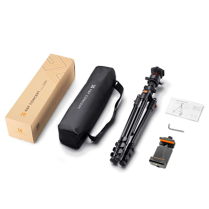 K&F Classic-Compact Entry Level Tripod with Smartphone Mount | KF09.101