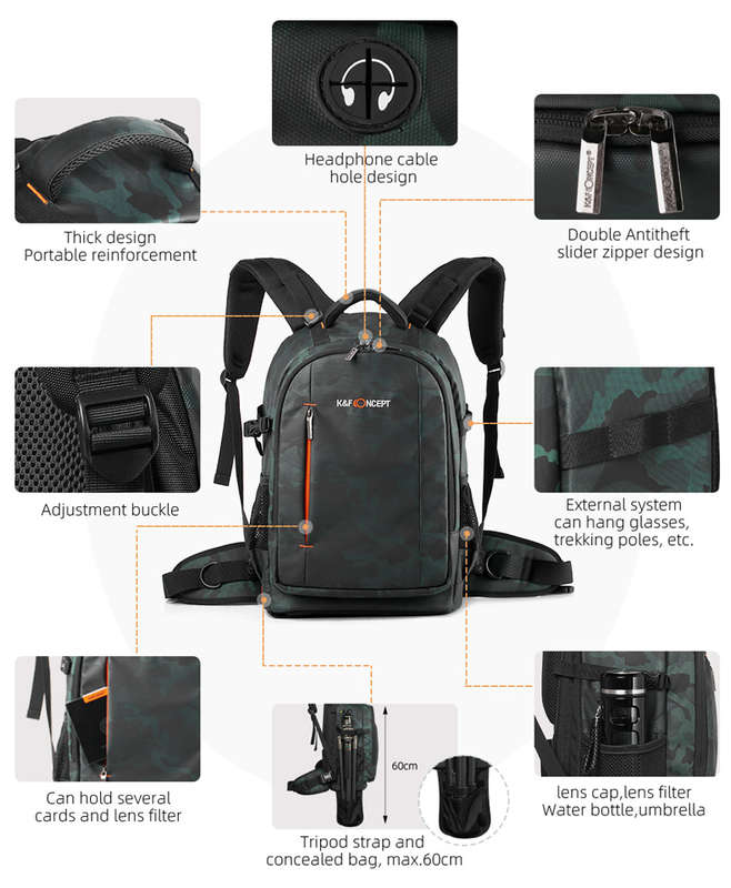 K&F Trail-Shooter, a Versatile, and Stylish Camera Bag | KF13.119