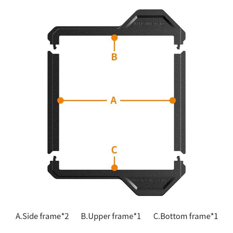 K&F X-Pro Protective Filter Frame a Set of 2 10x10cm Square | KF31.038