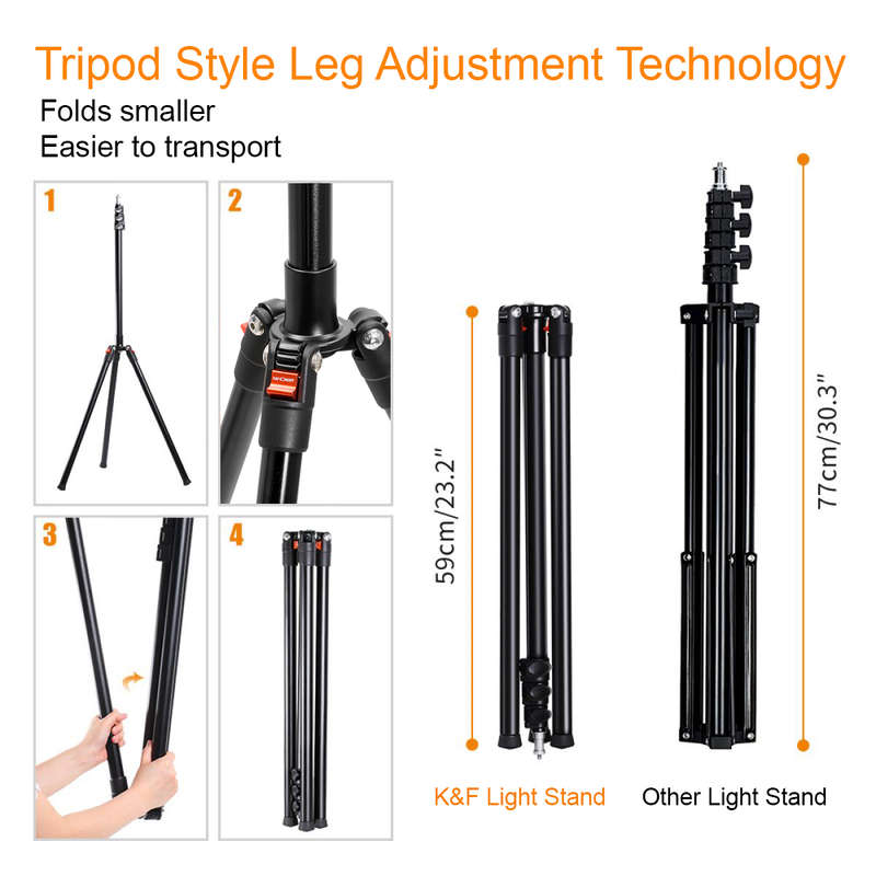 K&F 2.1m Aluminium Light Stand | KF34.009