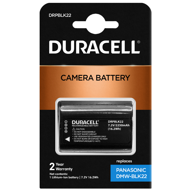 Panasonic DMW-BLK22 Camera Battery by Duracell | DRPBLK22