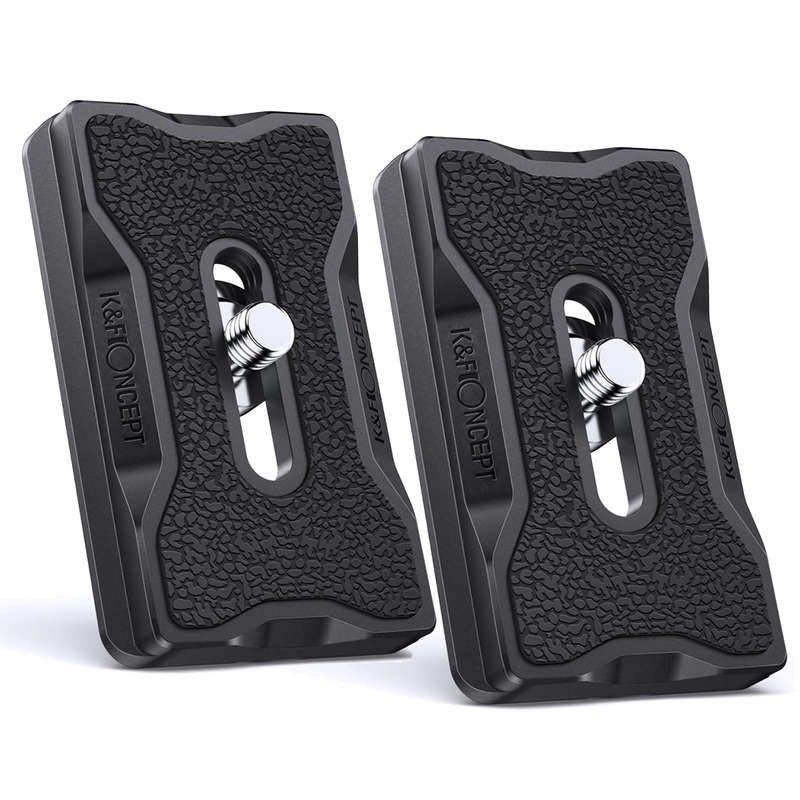 K&F 2X Quick Release Plates for Camera to Tripod Mounting | KF31.030X2QRP