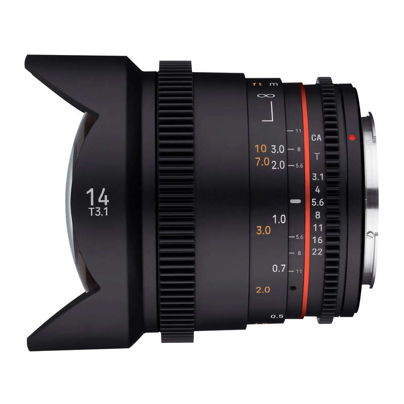 Rokinon 14mm T3.1 Cine DSX Lens for Canon RF Mount Cameras | DSX14-RF