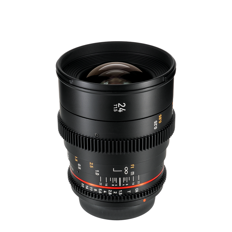 Rokinon 24mm T1.5 Cine DSX Lens for Canon RF Mount Cameras | DSX24-RF