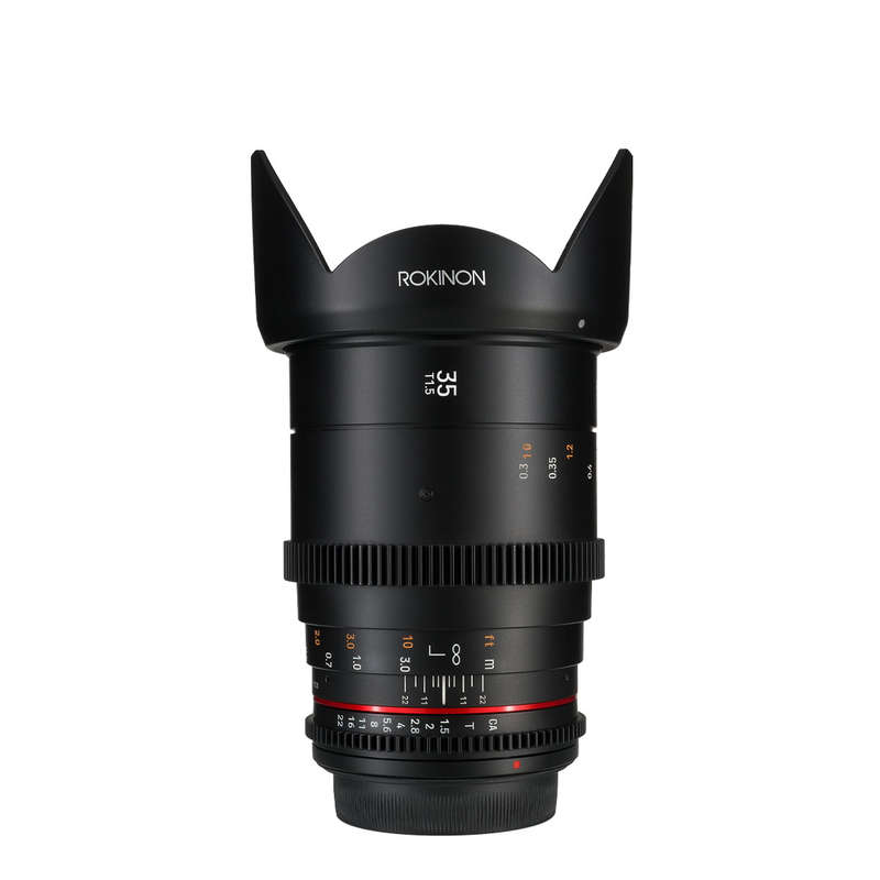 Rokinon 35mm T1.5 Cine DSX Lens for Canon RF Mount Cameras | DSX35-RF