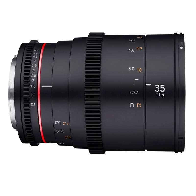 Rokinon 35mm T1.5 Cine DSX Lens for Canon RF Mount Cameras | DSX35-RF