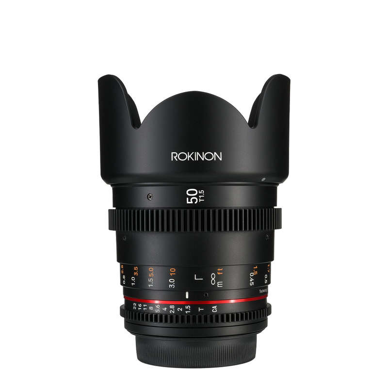 Rokinon 50mm T1.5 Cine DSX Lens for Canon EF Mount Cameras | DSX50-C
