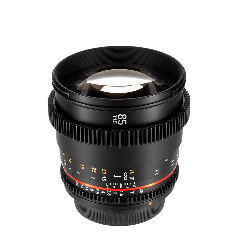 Rokinon 85mm T1.5 Cine DSX Lens for Canon EF Mount Cameras | DSX85-C