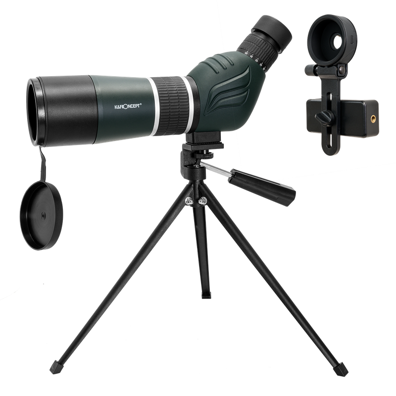 K&F 20-60X Spotting Scope with Smartphone Mount and Mini Tripod | KF33.033