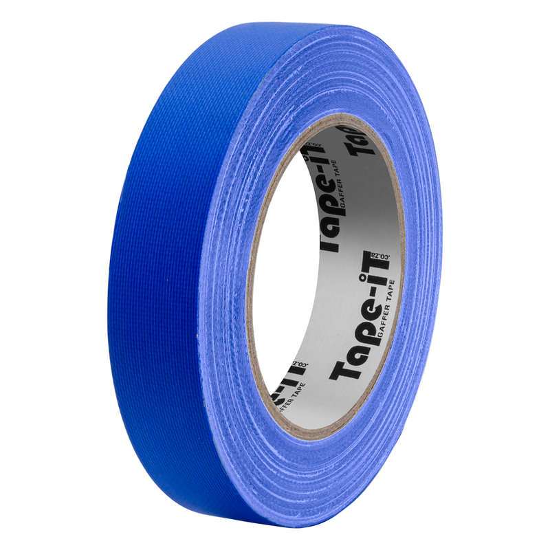 Tape-iT 5 Pack of Blue Gaffer Tape Roll 24mm x 25m | Ti2425LG5