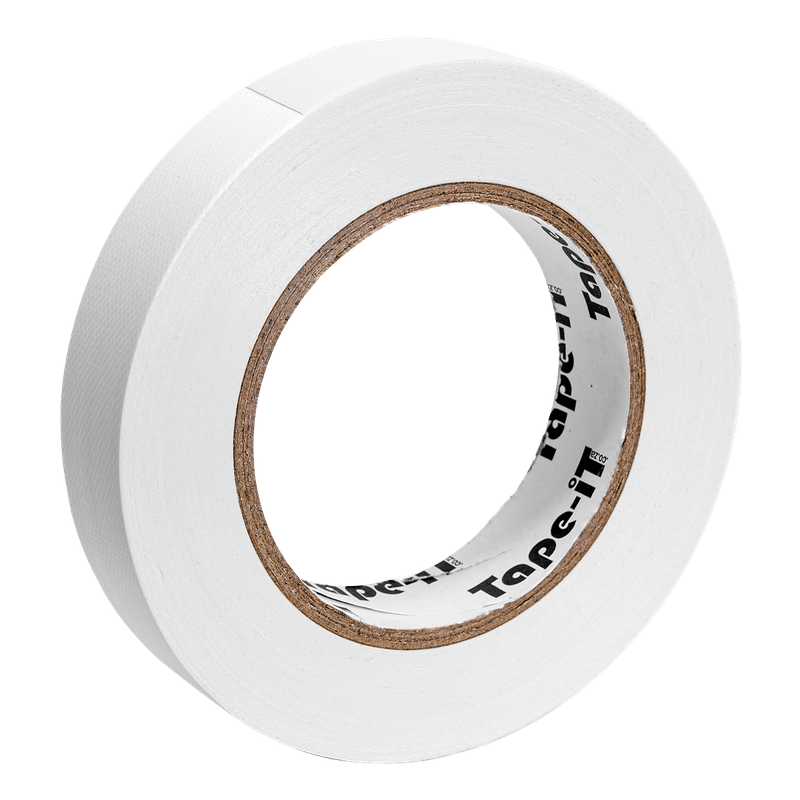 Tape-iT 5 Pack of White Gaffer Tape Rolls 24mm x 25m | Ti2425WG5