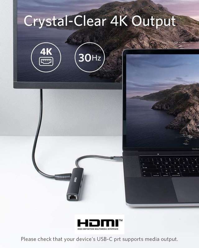 Anker PowerExpand+ 5-in-1 USB-C Ethernet Hub