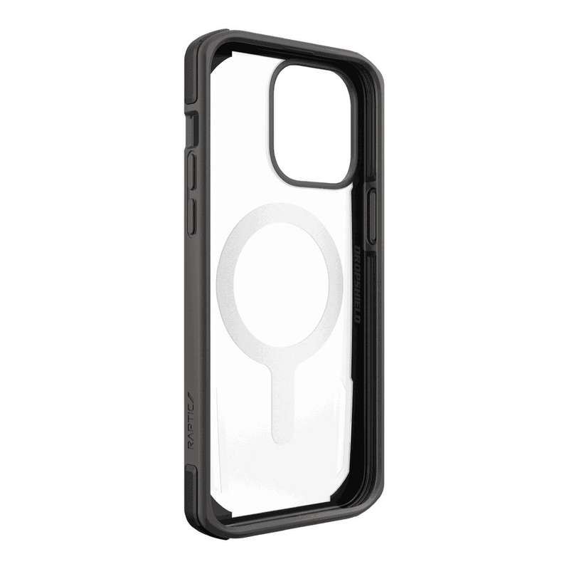 Raptic Secure for iPhone 14 Pro Max - Black Case - MagSafe Compatible