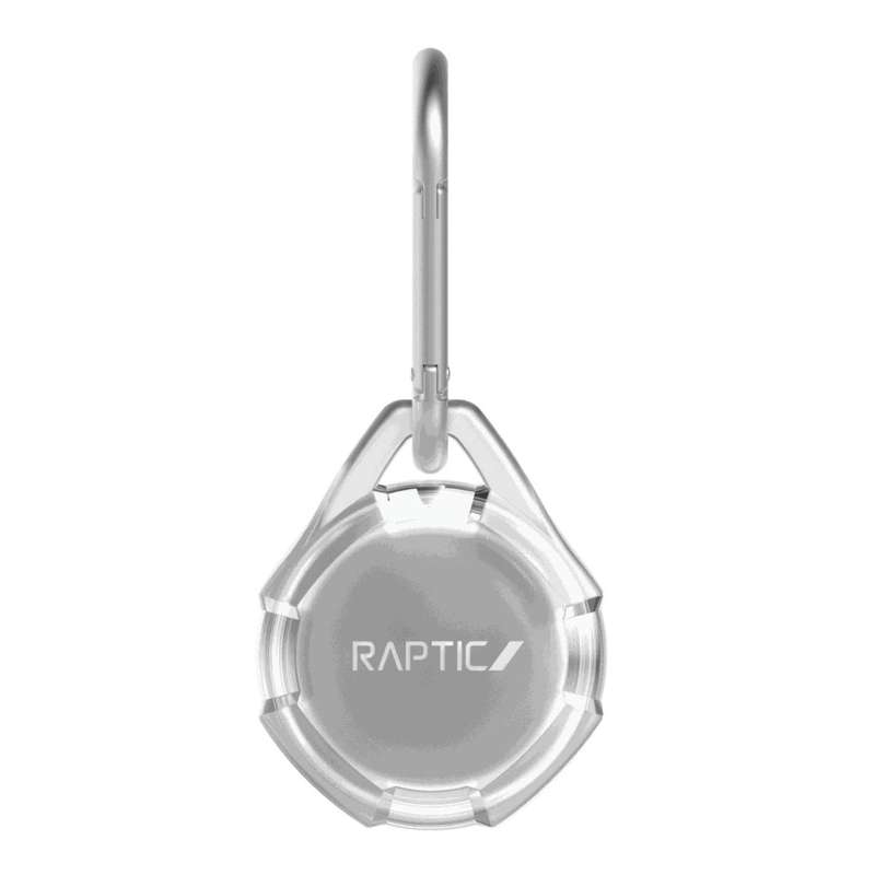 Raptic Earth AirTag Case - Clear
