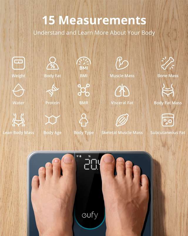 eufy Smart Scale P2 - Black