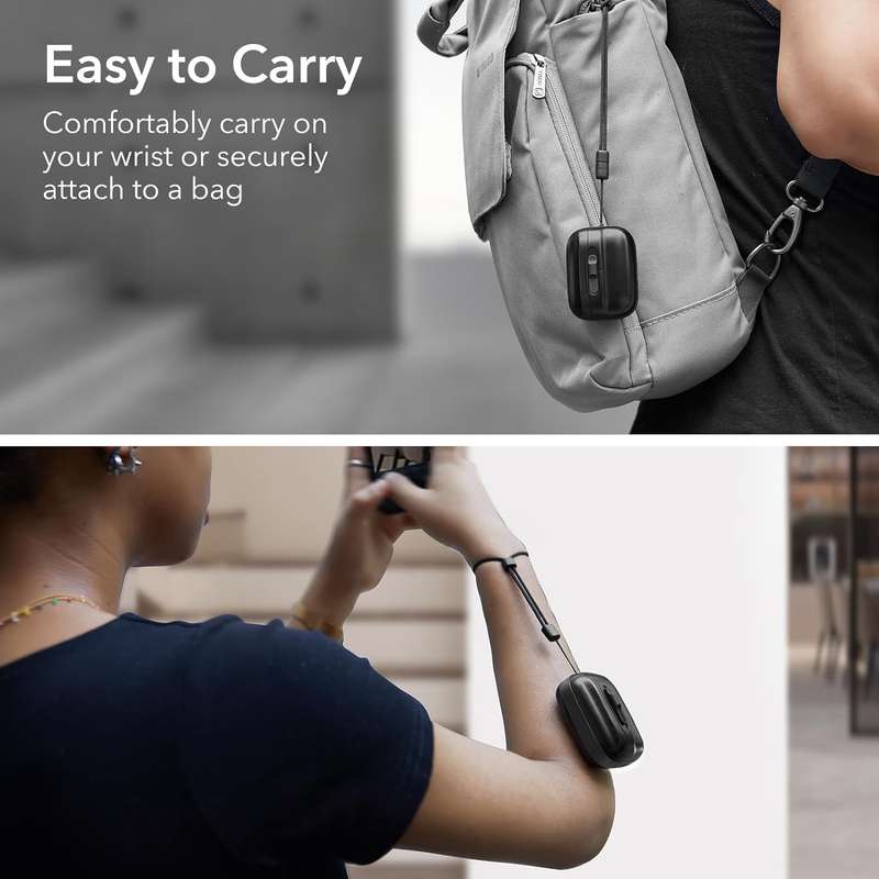 ESR AirPods Pro Pulse Magnetic Lock Case (HaloLock) - Black