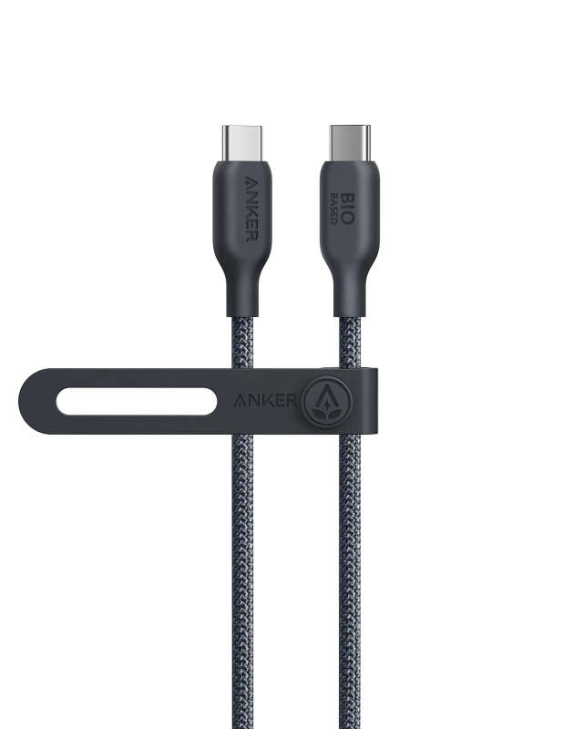 Anker 543 USB-C to USB-C 240w Cable (Bio-Braided) - Black - 0,9m