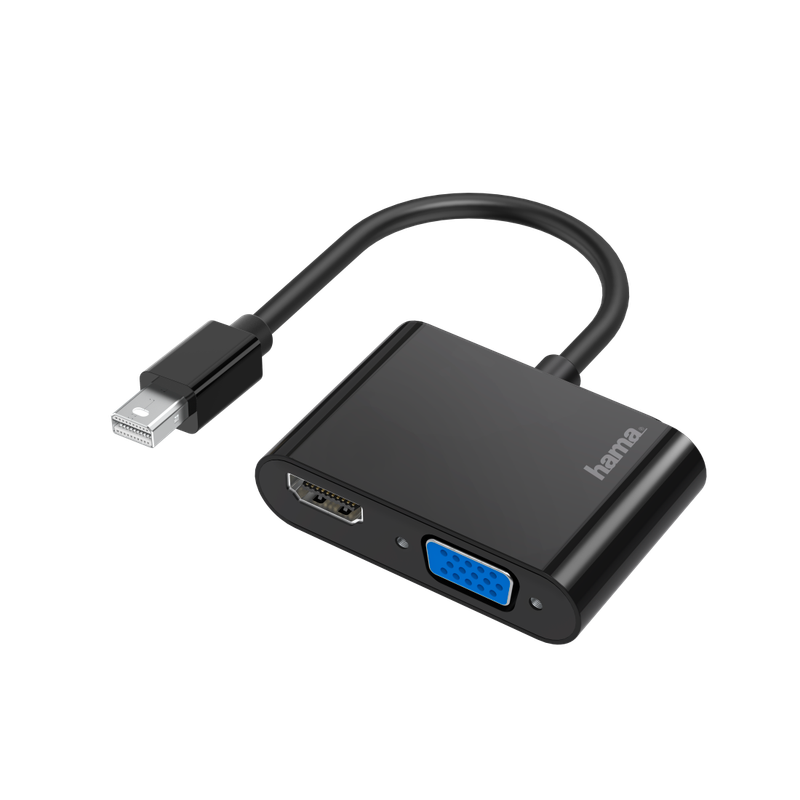 HAMA VIDEO ADAPTER 2IN1 MINI-DP PLUG TO VGA & HDMI SOCKET 4K
