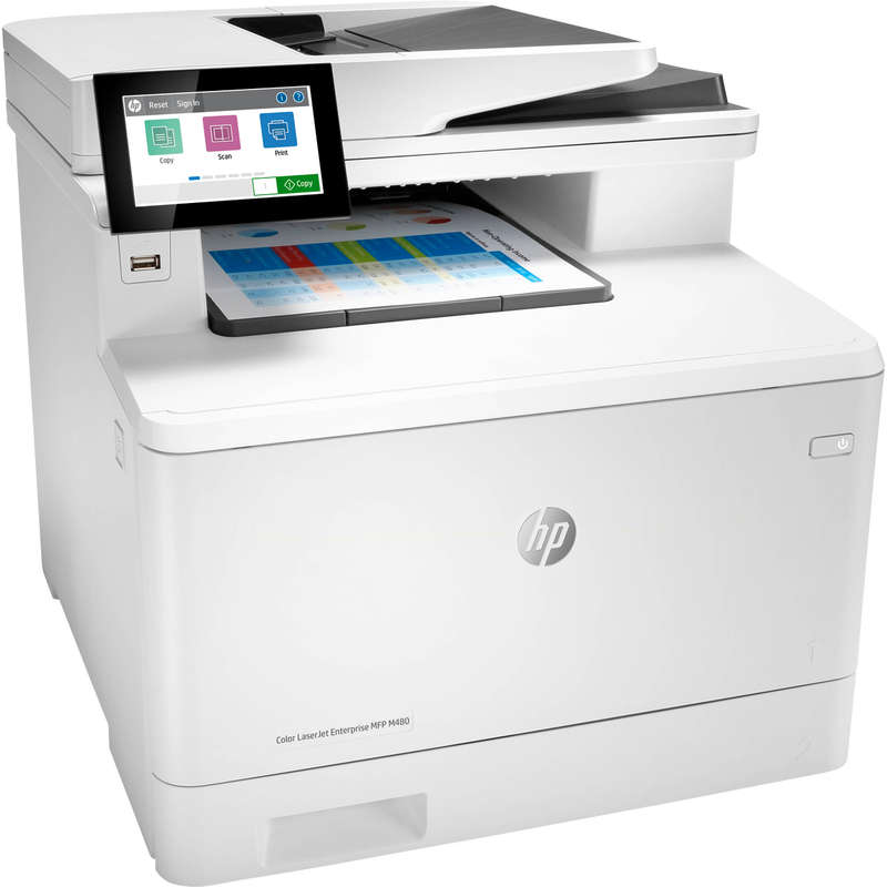 HP COLOUR LASERJET ENTERPRISE MFP M480F 4IN1 - PRINT, COPY, SCAN, FAX, 3-10 USERS, PRINT UP TO 27...