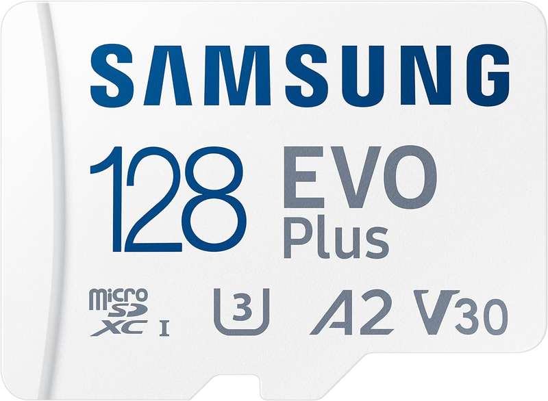 SAMSUNG EVO PLUS MICROSDXC MEMORY CARD, READ : UP TO 130MB/S WRITE : LOWER THAN READ SPEED* READ/...