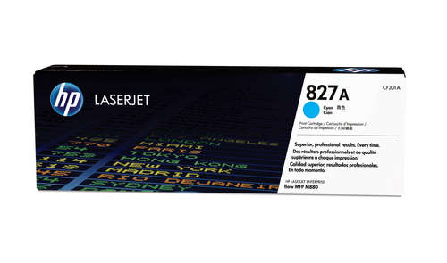 HP 827A CYAN TONER CARTRIDGE