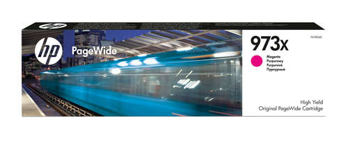 HP 973X HIGH YIELD MAGENTA ORIGINAL PAGEWIDE CARTRIDGE