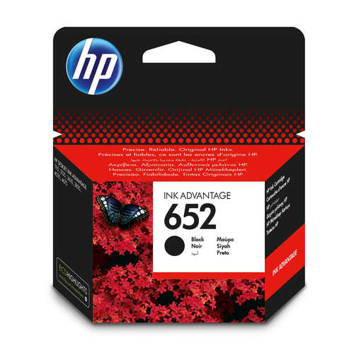 HP 652 BLACK INK CARTRIDGE INK ADNAVNTAGE 3835