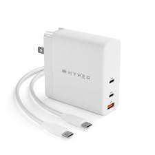TARGUS HYPERJUICE 1M SILICONE  USB-C TO USB-C 240W CHARGING CABLE - WHITE.
