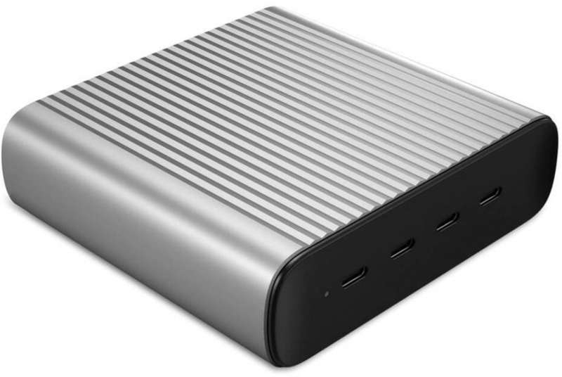 HYPERJUICE 245W GAN - EU / UK CORD SIMULTANEOUSLY CHARGE 4 DEVICES WITH FOUR POWERFUL USB-C CHARG...