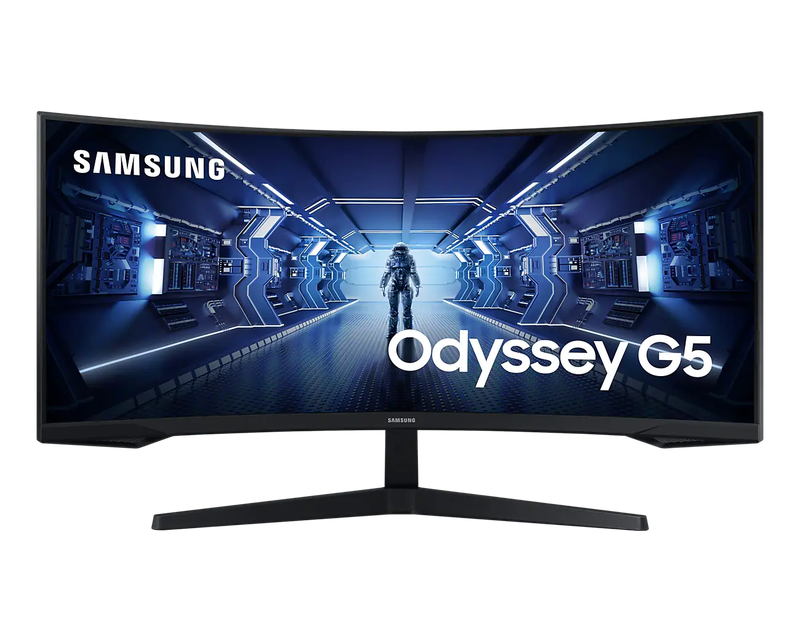 SAMSUNG ODYSSEY G55T GAMING 1000R BORDERLESS 34" DISPLAY VA RESPONSE: 1MS MPRT AR: 21:9 RESOLUTIO...