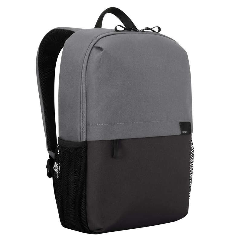 TARGUS 15.6IN SAGANO CAMPUS BACKPACK GREY MINIMALISTIC DESIGN WITH SLIM PROFILE, PADDED LAPTOP CO...