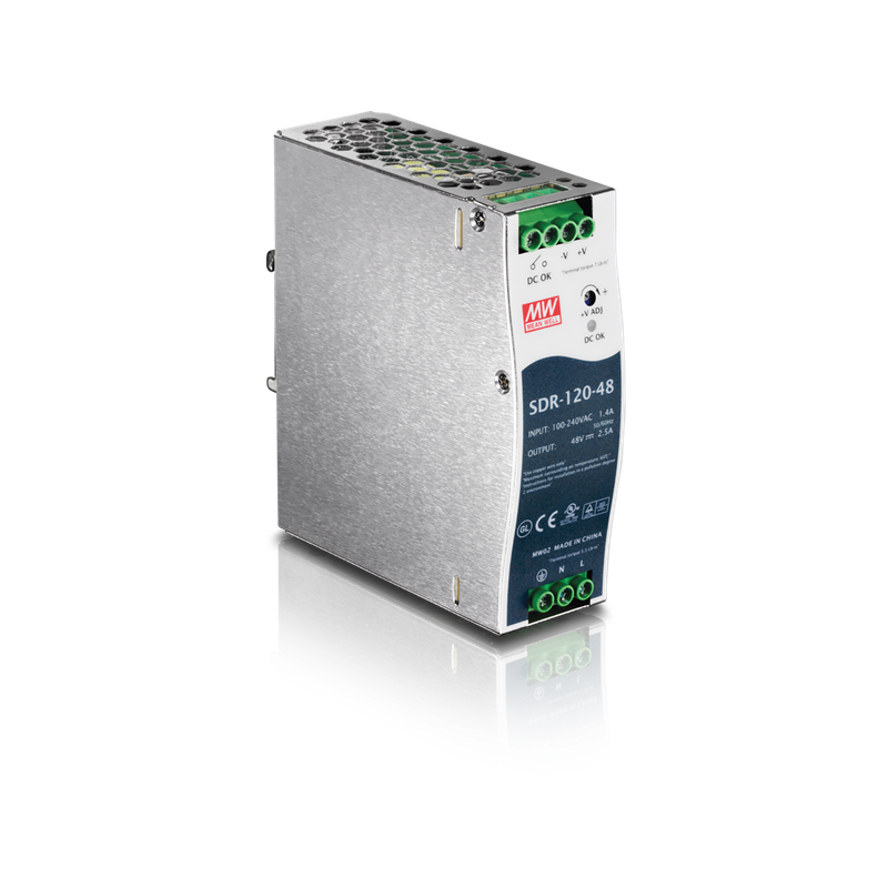 Trendnet 48V 120W Single Output Industrial DIN-Rail Power Supply