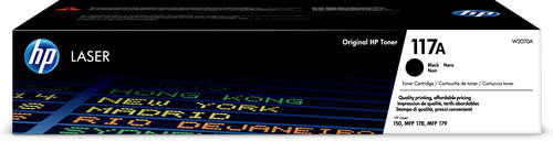 HP #117A BLACK ORIGINAL LASER TONER CARTRIDGE