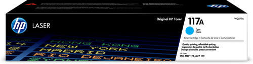 HP 117A CYAN ORIGINAL LASER TONER CARTRIDGE