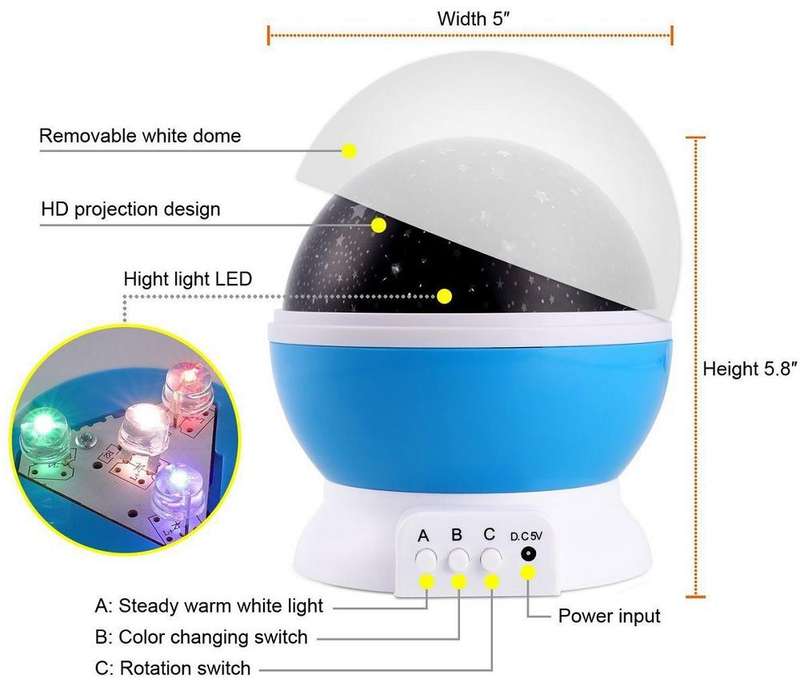MUSIC LAMP - BLUE