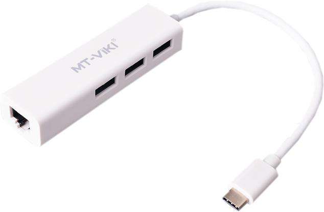 USB TYPE C TO 3 PORT USB 3.0 + GB LAN