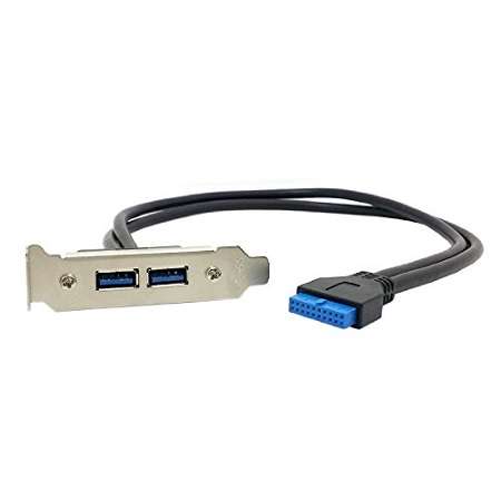 USB3.0 X 2 PORT BACKPLATE