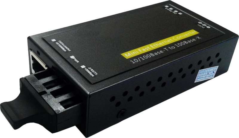 MINI-MC, 10/100MBPS, DUAL FIBER, 1310